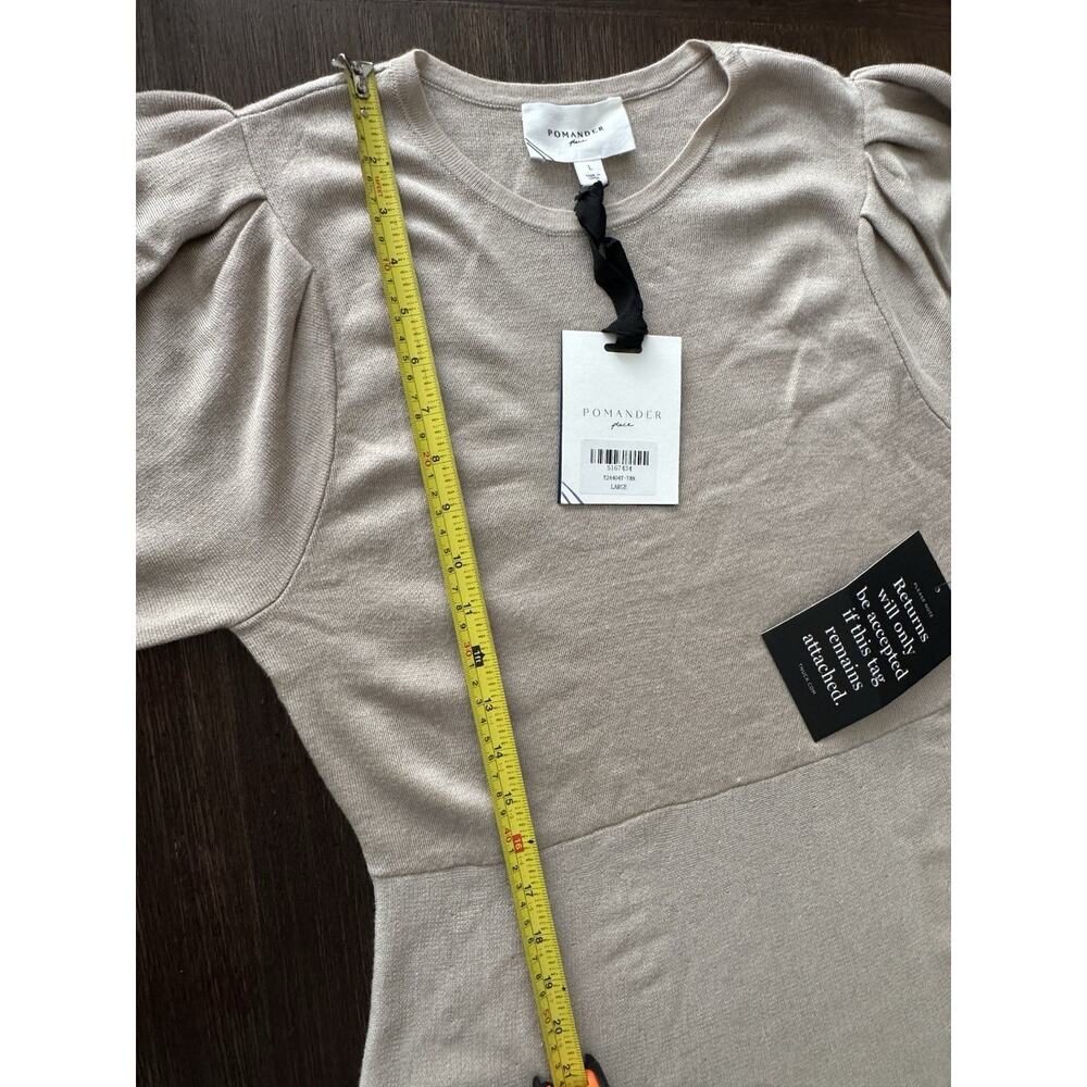 Tuckernuck Pomander Place Maxi Dress Women’s Large Knit Brielle Beige Tan NEW - Picture 10 of 12